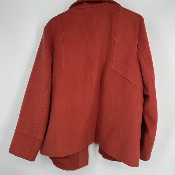 Chico's Women's Orange‎ Soft blazer size XL - Picture 5 of 7